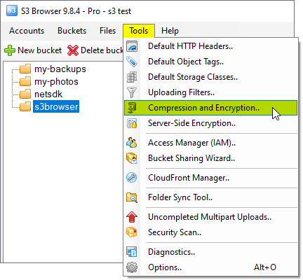 Tools, Compression and Encryption