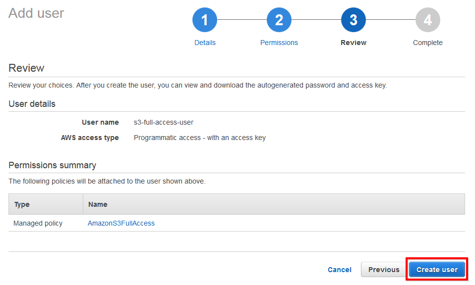 create user review