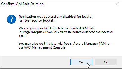 Confirm IAM Role Deletion Confirm IAM Role Deletion