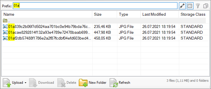 Custom Prefix Result