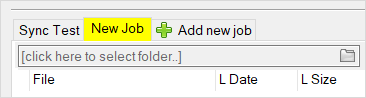 New sync job added