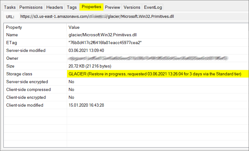 How to check status of restore operation status of restore operation
