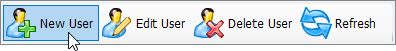 Click New User button to add new iam user