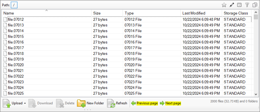 How Bucket Pagination works