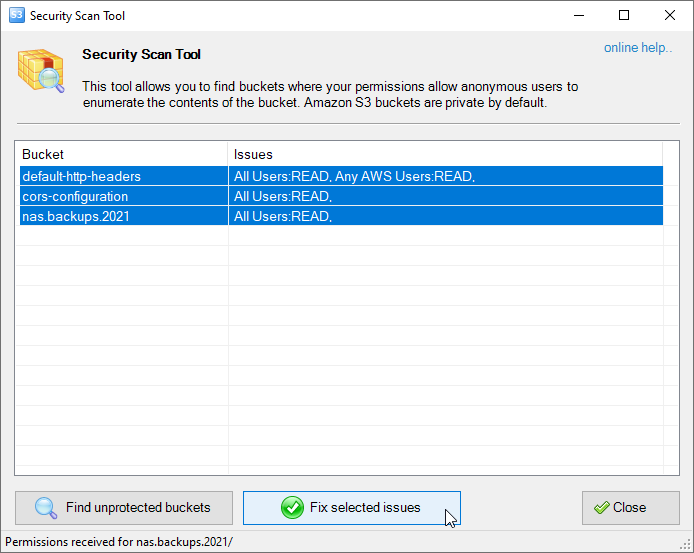 How to protect Amazon S3 buckets