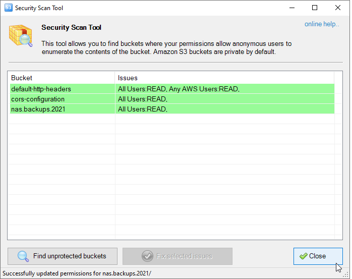 How to protect Amazon S3 buckets