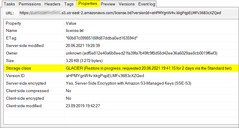 Version Properties